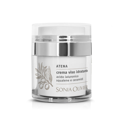 ATENA Moisturizing face cream with hyaluronic acid, squalene and ceramides 50ml